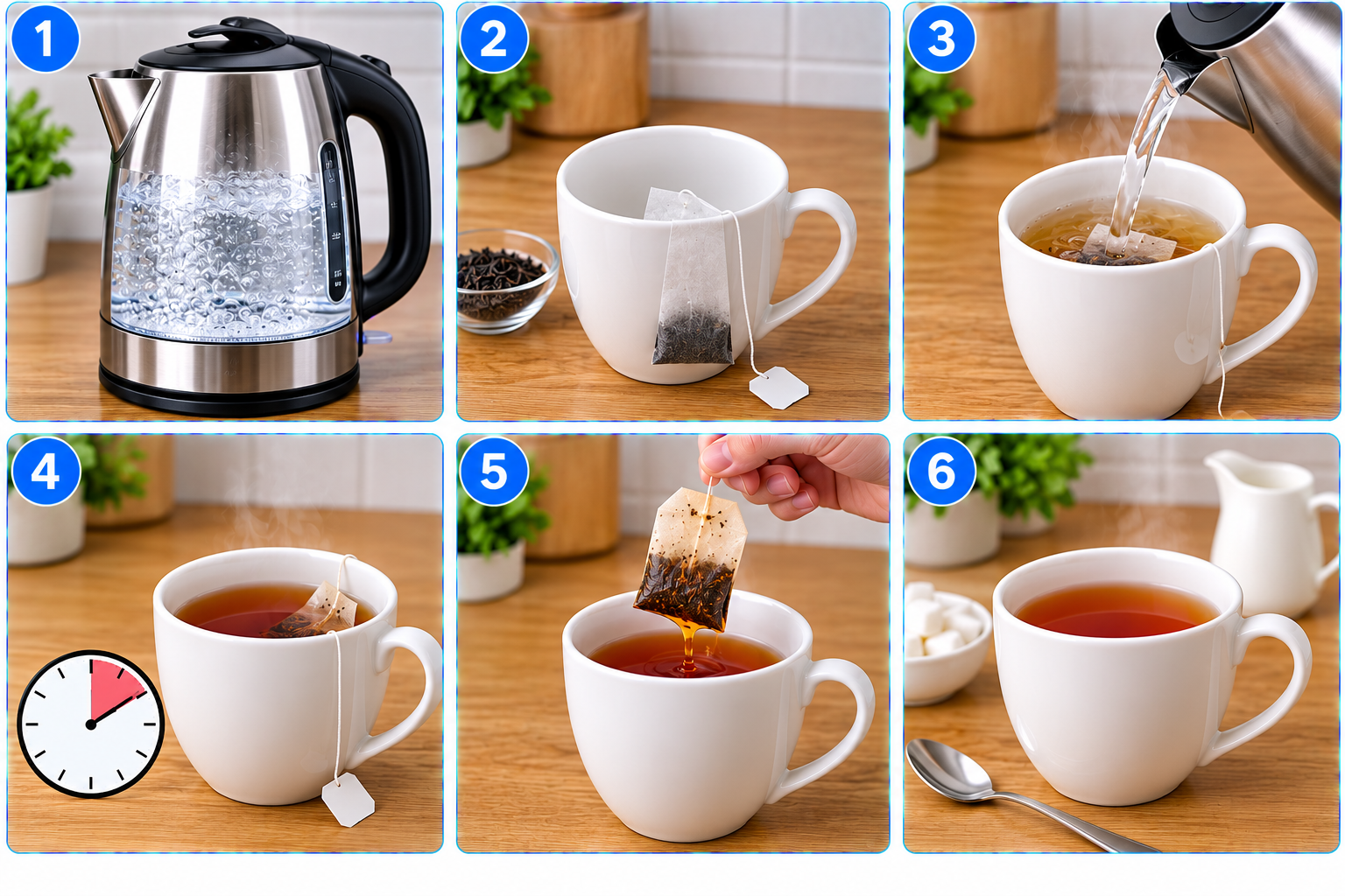How to Make Tea illustrated overview